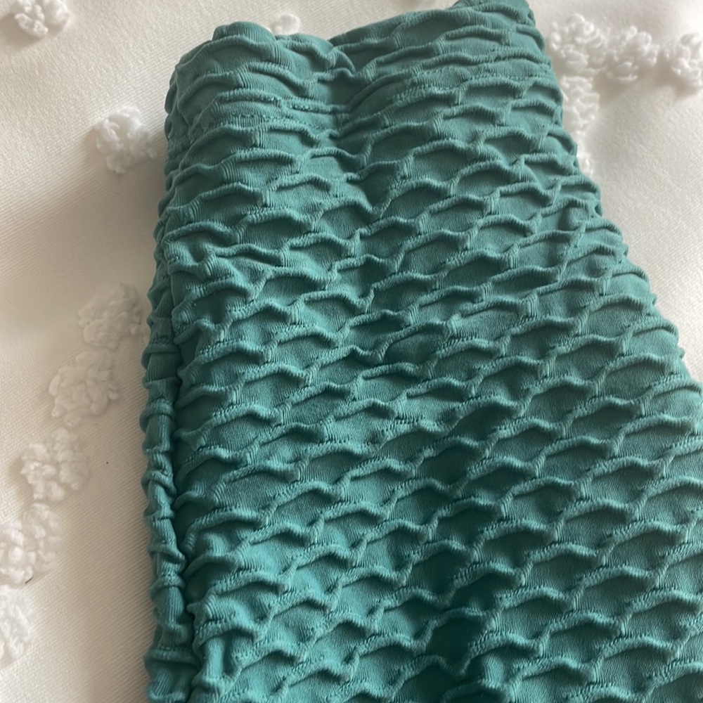 Booty By Brabants Croco Mint Leggings - Picture 11 of 11